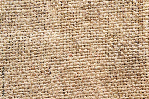 Close up photo of gunny-bag texture.