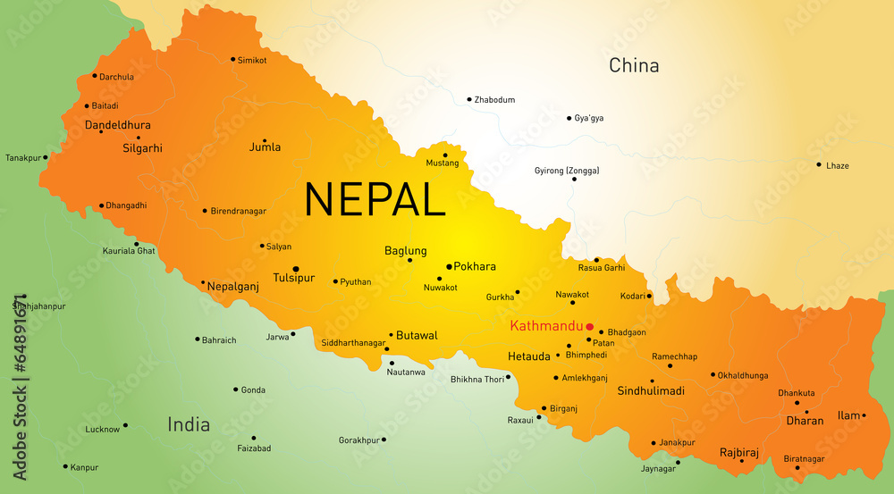 Obraz premium Nepal country