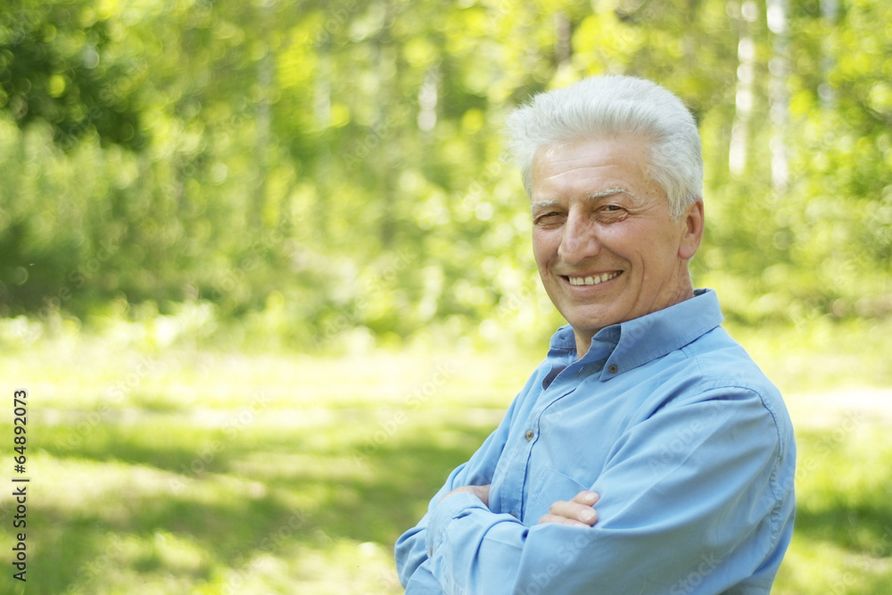 Portrait of an elderly man Portrait of an elderly man