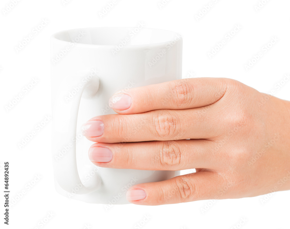 hand white mug hand white mug