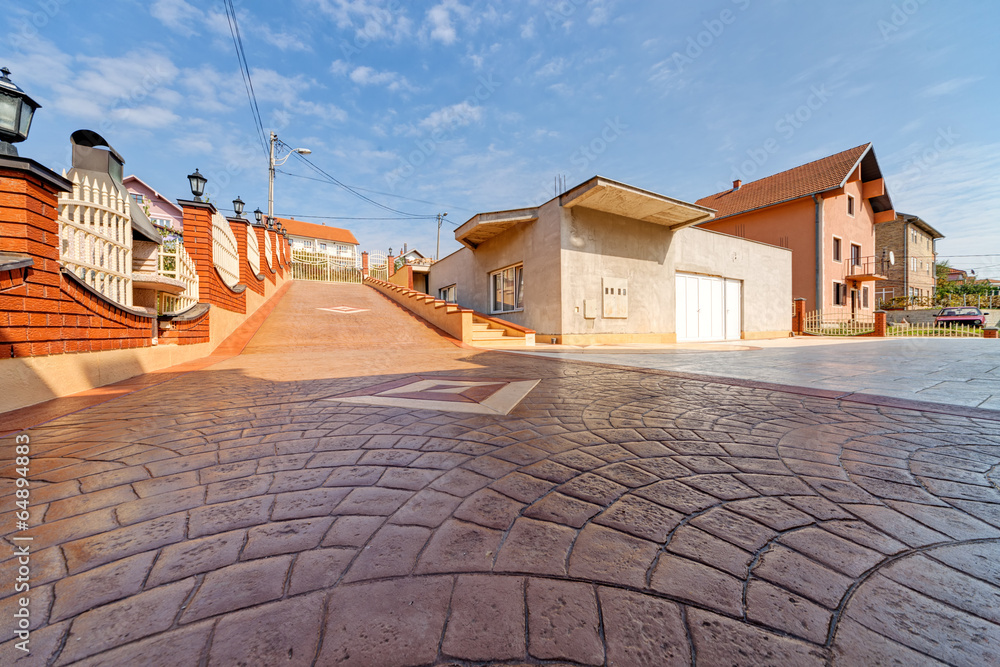 Stamped concrete
