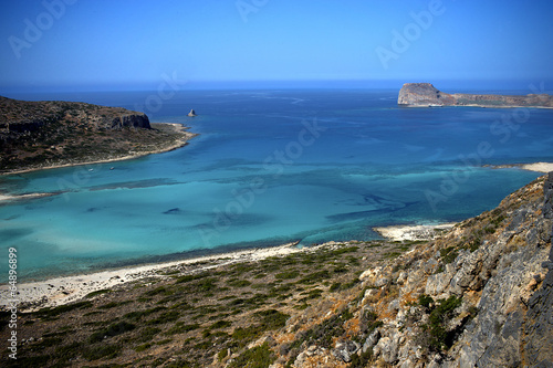 Coast of Crete island in Greece