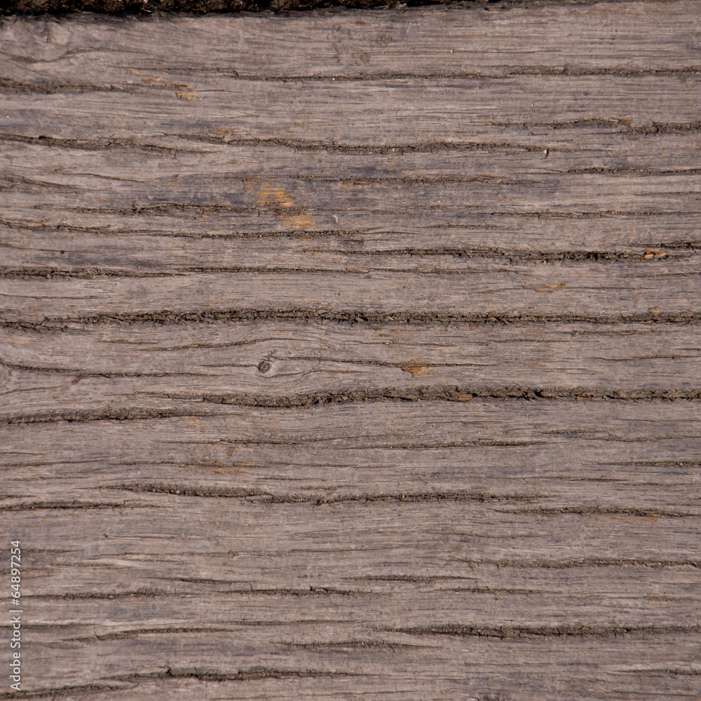 Fototapeta premium Old cut wooden deck