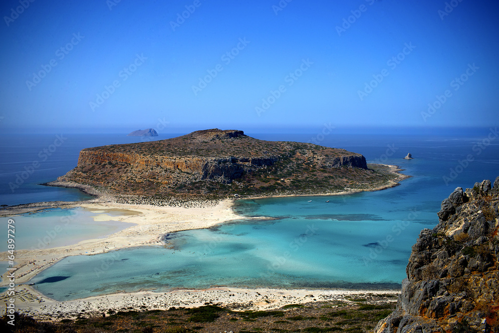 Fototapeta premium Coast of Crete island in Greece
