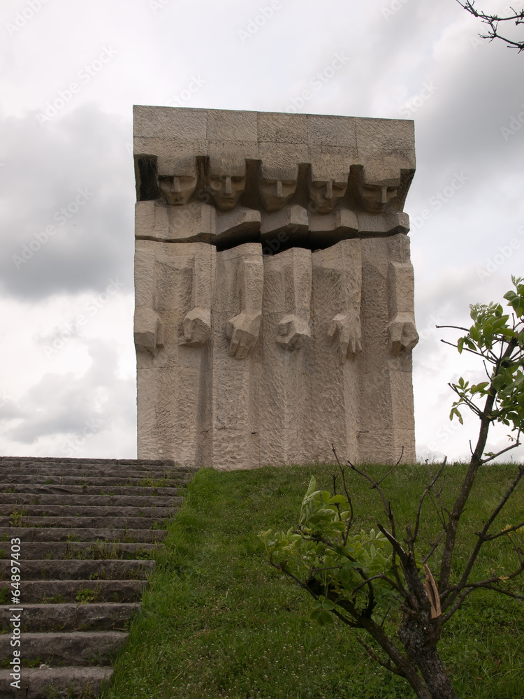 Naklejka premium The monument of Victims of the Fascism in Cracow