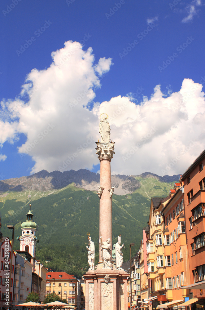 Our Lady statue in Innsbruck, Austria