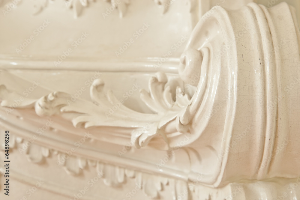 Naklejka premium Barock Stuckatur