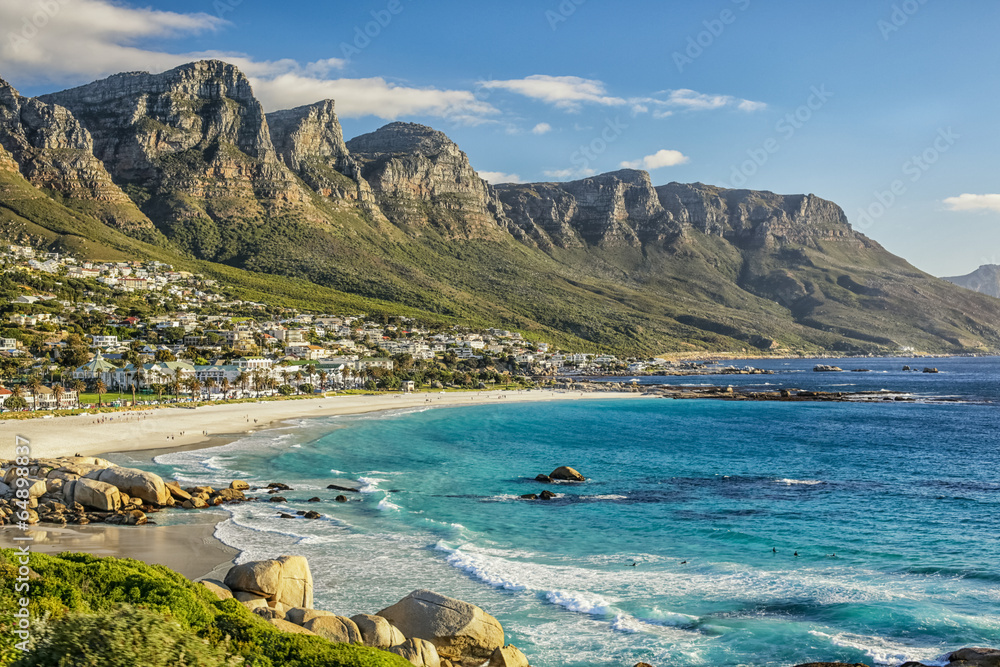 Naklejka premium Plaża w Kapsztadzie
