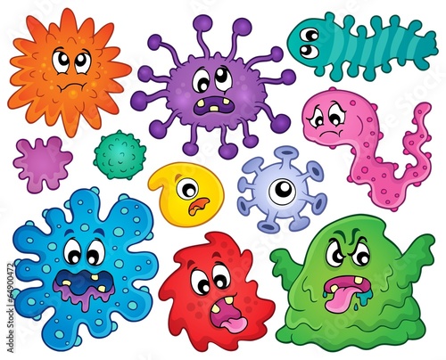 Germs theme set 1
