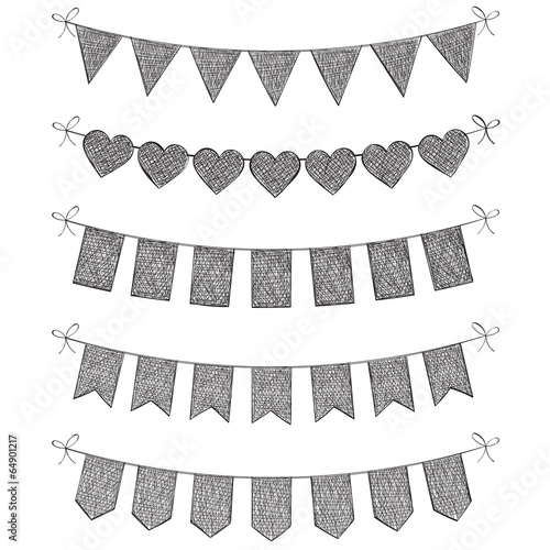 Hand Drawn Bunting