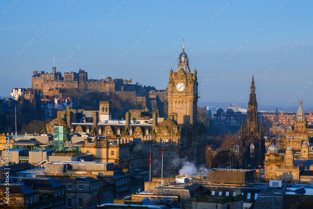 Fototapeta premium Edinburgh Morning Skyline