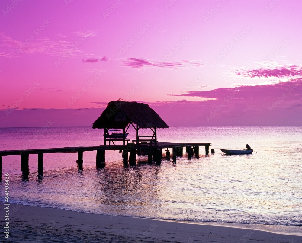 Jetty at sunset, Pigeon Point, Tobago © Arena Photo UK Jetty at sunset, Pigeon Point, Tobago © Arena Photo UK
