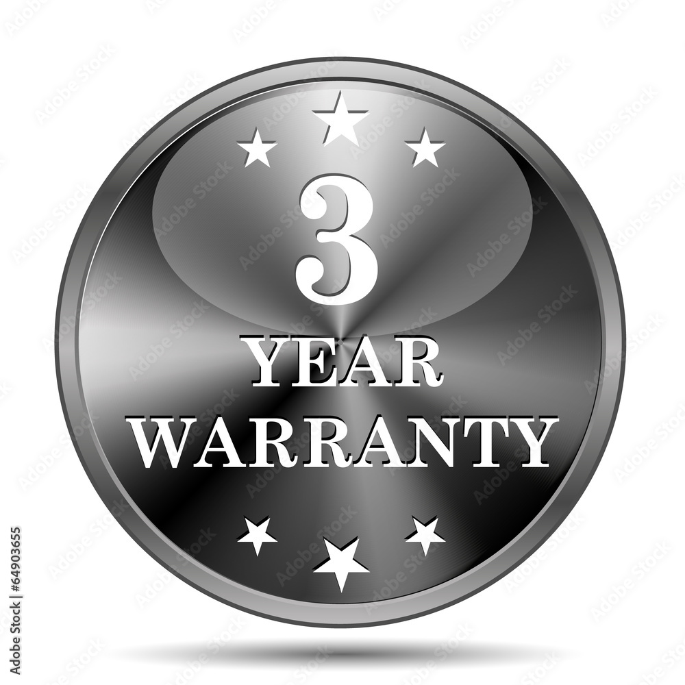 3 year warranty icon