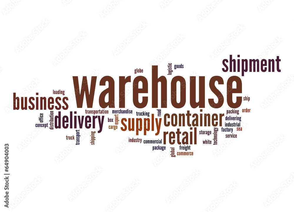 Warehouse word cloud