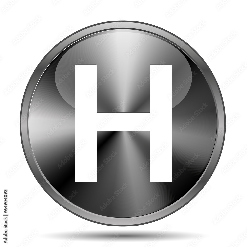 Fototapeta premium Hospital icon