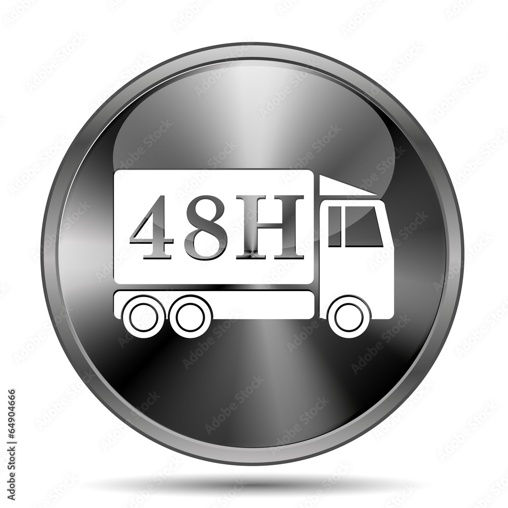 48H delivery truck icon 48H delivery truck icon