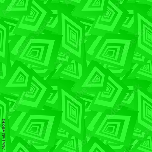 Green seamless rectangle pattern background