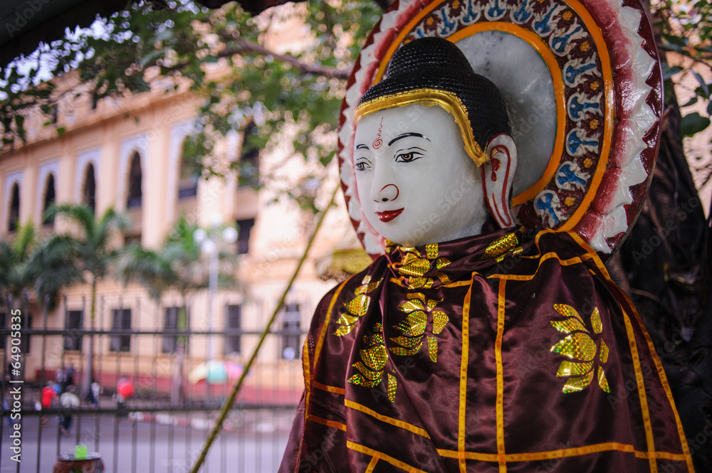 Buddha Statue at Sule Pagoda, Yangon, Burma
