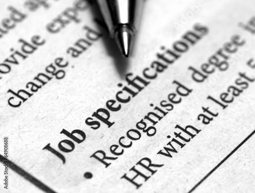 Fotografie job specification