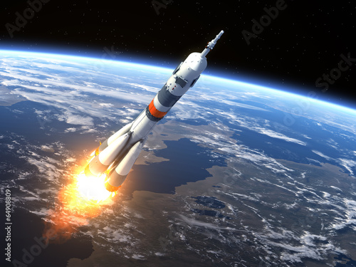 Carrier rocket "Soyuz-FG" Launching