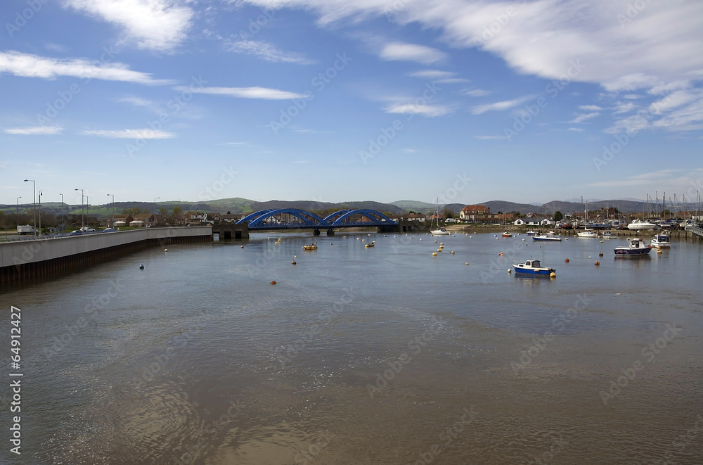 Fototapeta premium Blue Bridge Rhyl