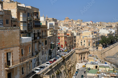 Malta, the picturesque city of Valetta photo