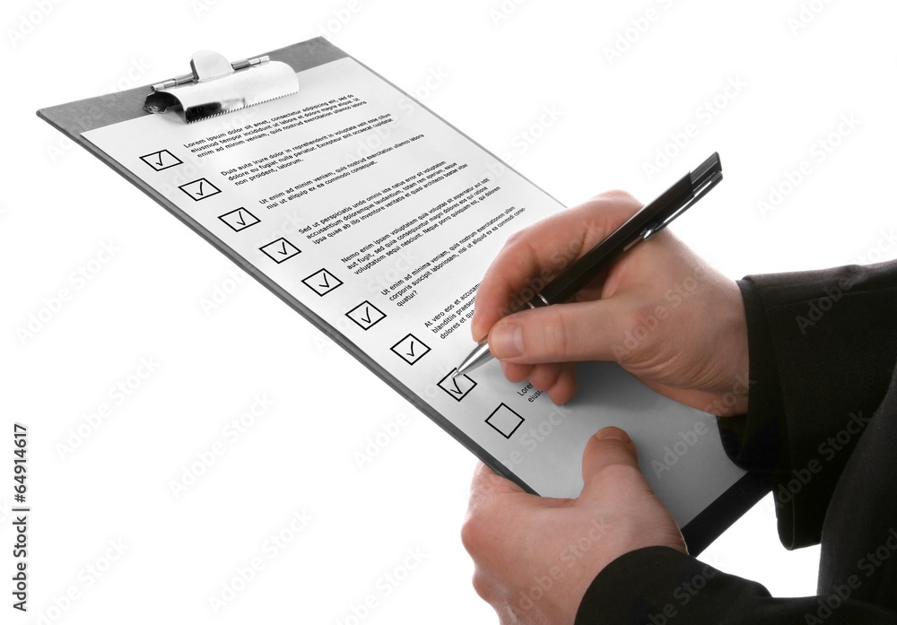 Obraz premium Assessment of the quality of services