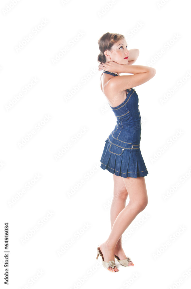 Fototapeta premium Retro woman