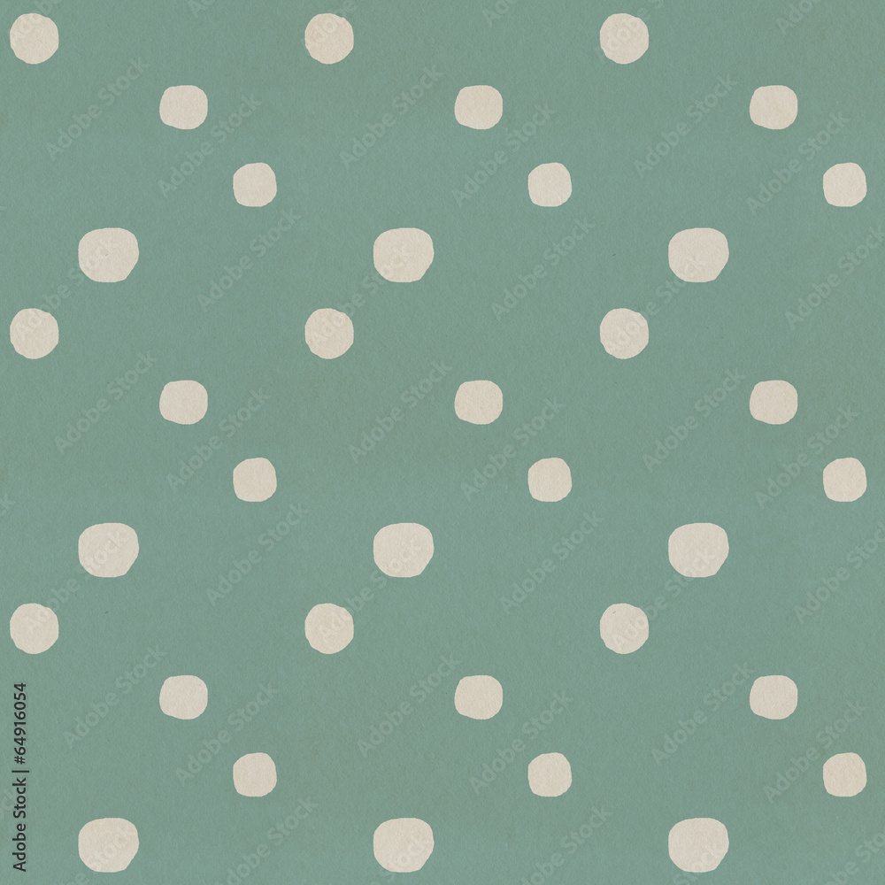 Seamless paper textured polka dots pattern Seamless paper textured polka dots pattern