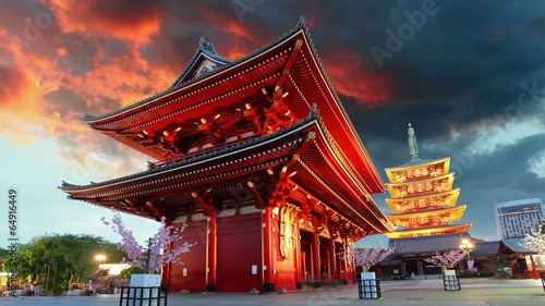 Tokyo - Sensoji-ji, Temple in Asakusa, Japan