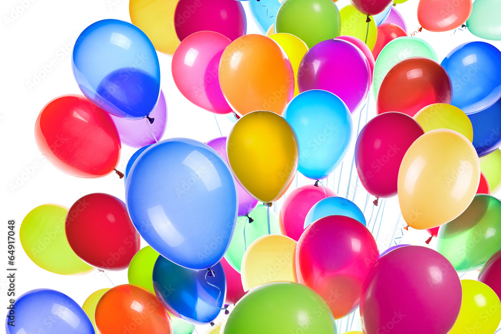 flying balloons isolated flying balloons isolated