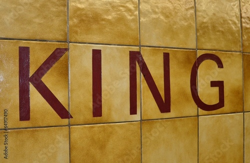 Photography King station sign
