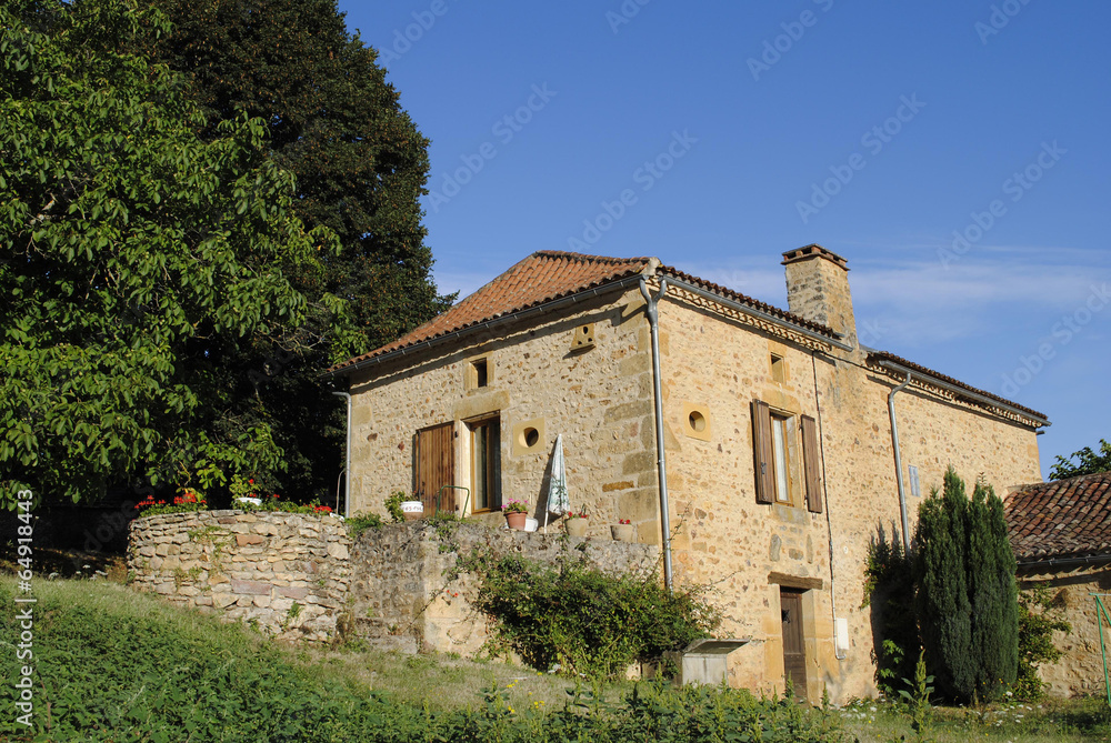 Fototapeta premium Sainte-Foy-de-Beleves France