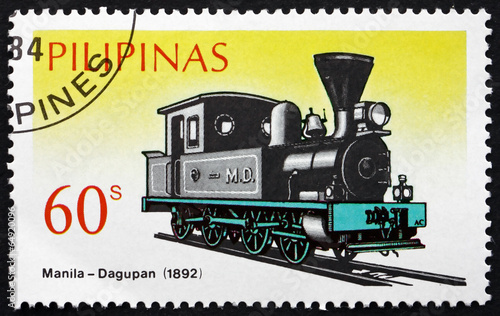 Postage stamp Philippines 1984 Railroad Line Manila-Dagupan, 189 photo