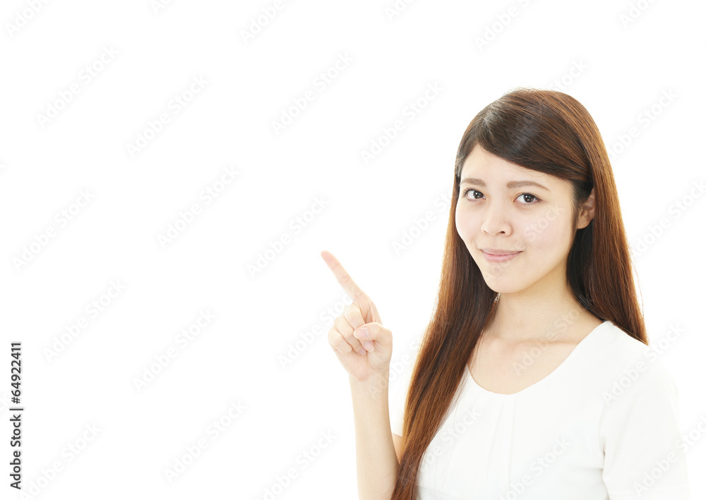 笑顔のOL 笑顔のOL