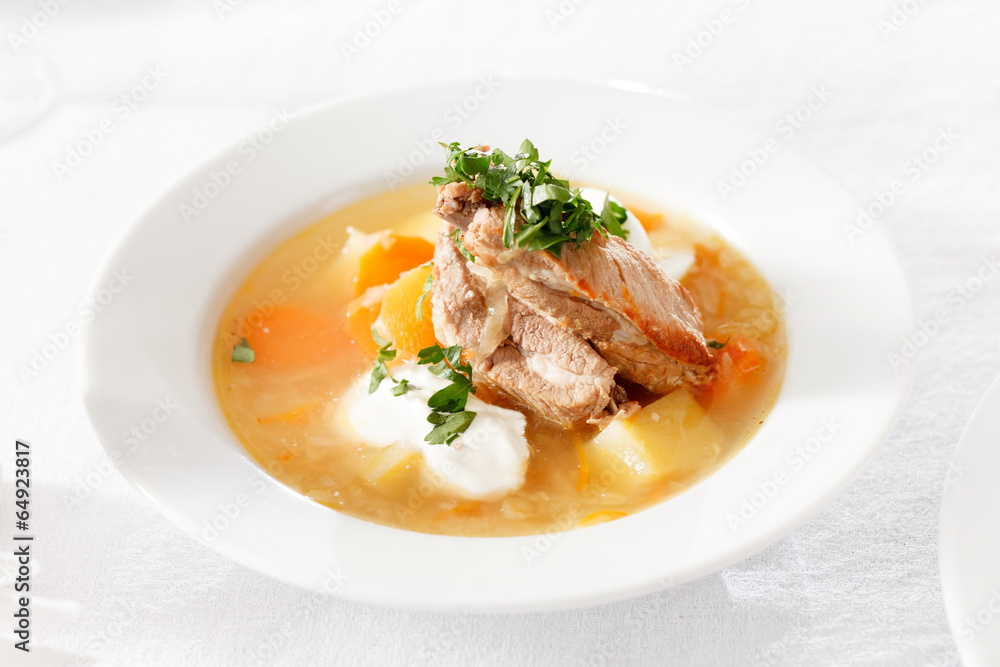 soup with meat soup with meat