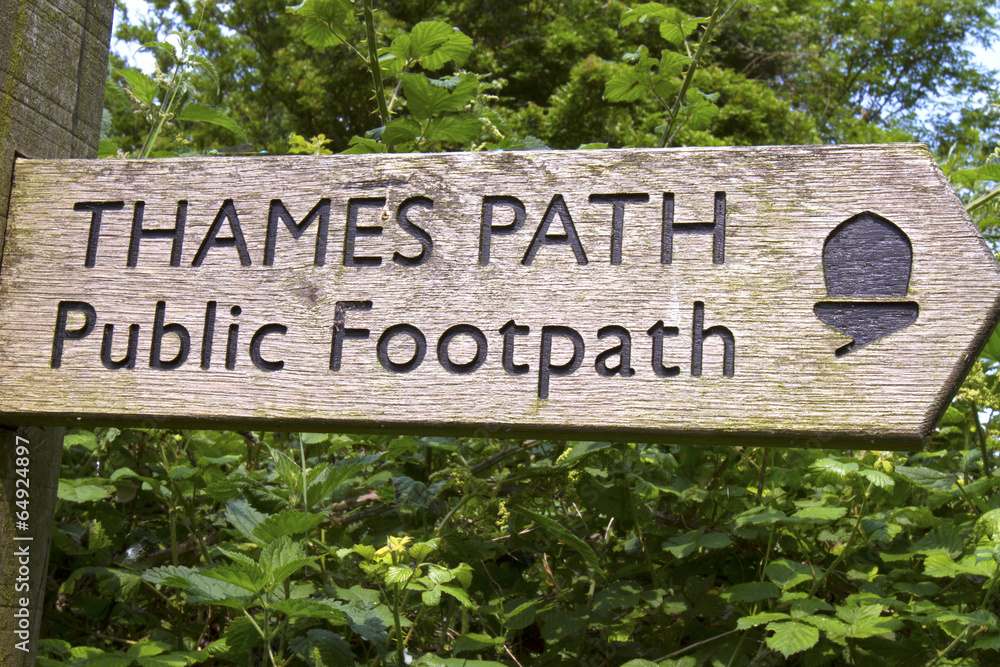 Thames Path Marker