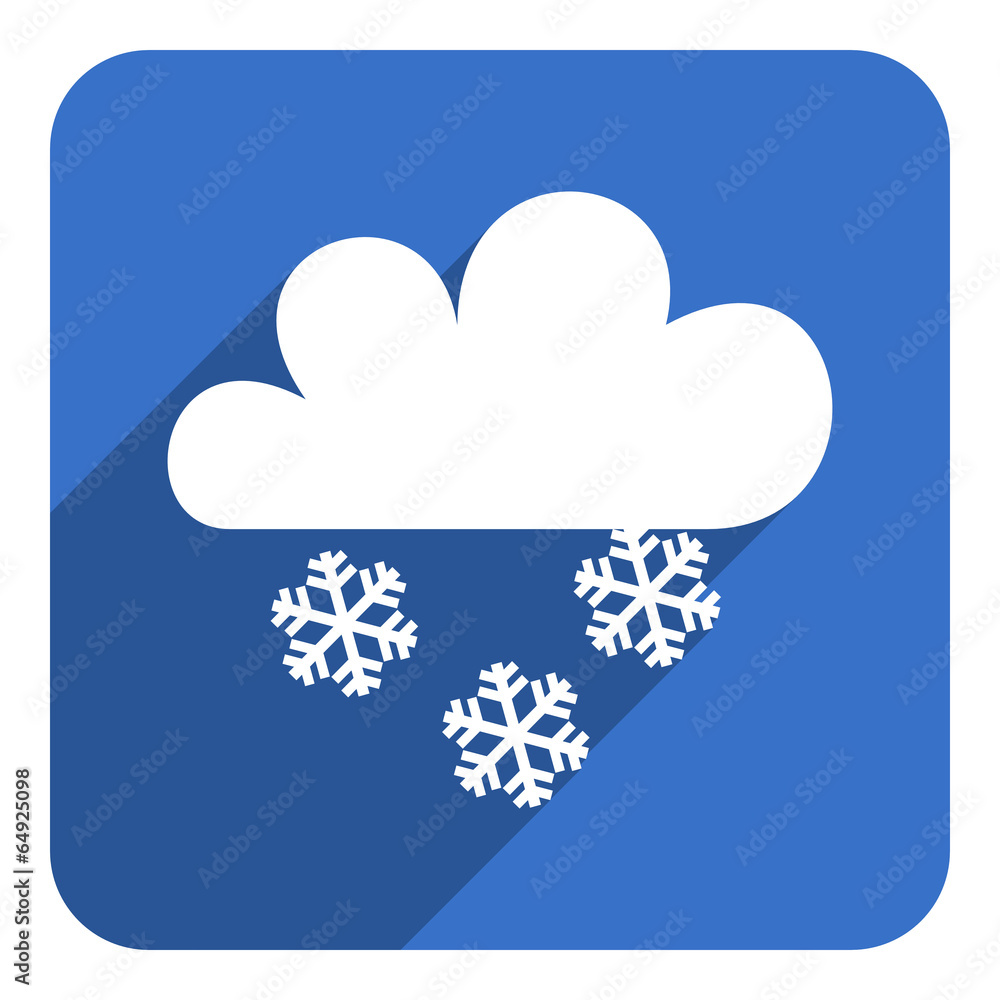 snowing flat icon snowing flat icon