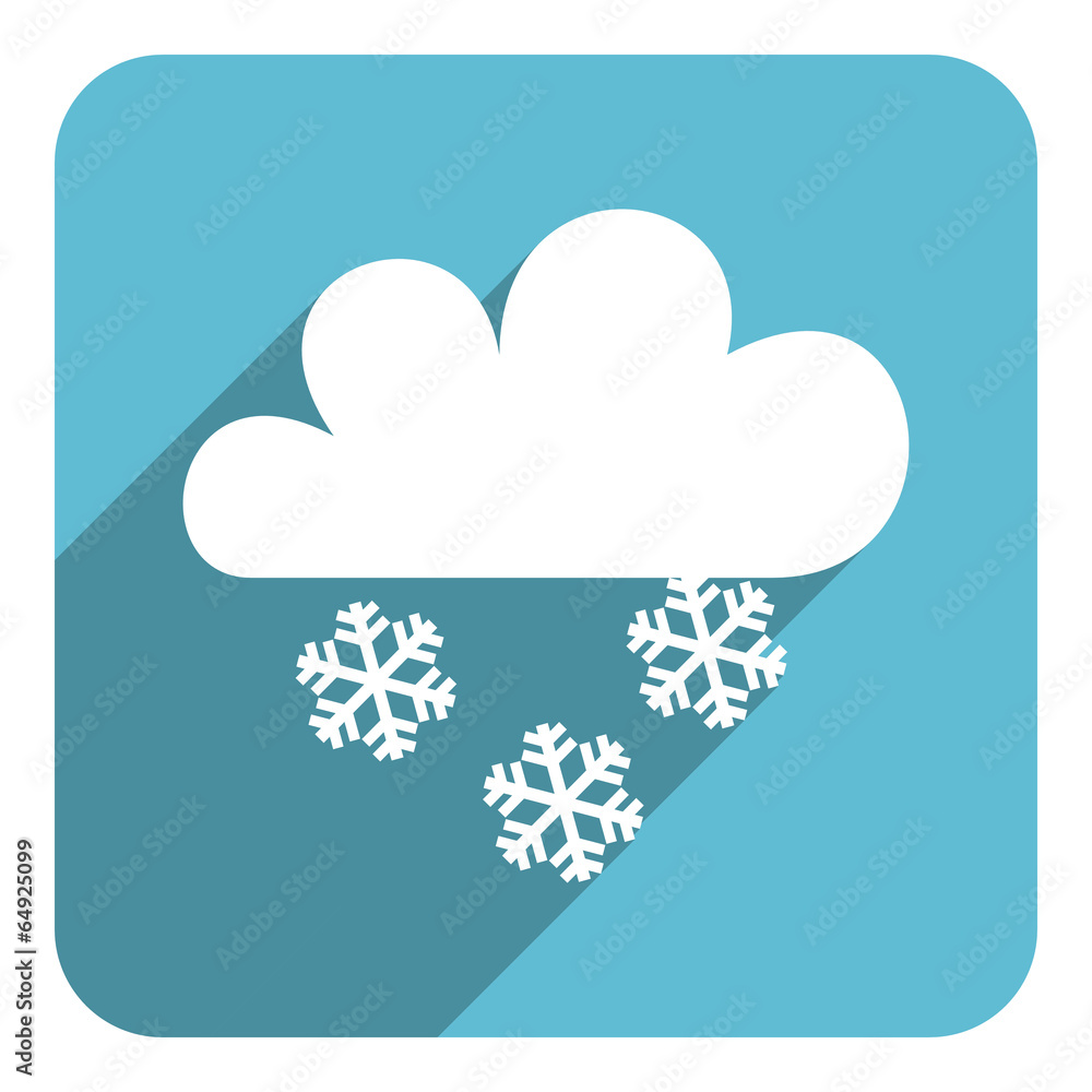 snowing flat icon snowing flat icon