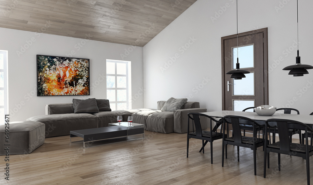 Fototapeta premium Living room