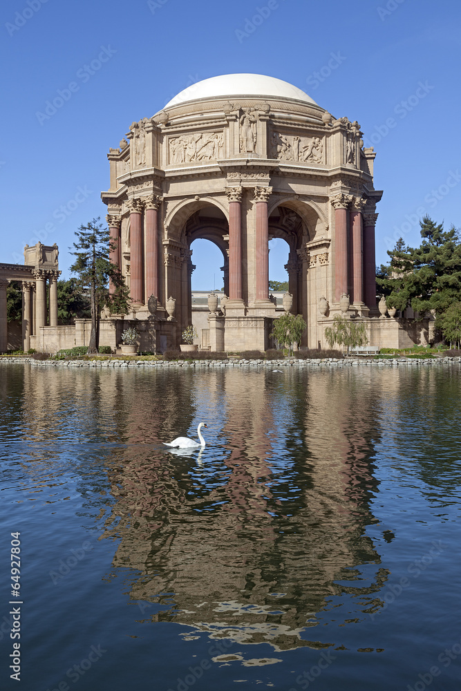 Palace of Fine Arts at San Francisco, California, USA