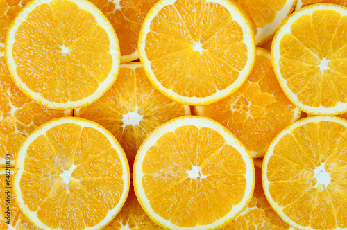 Background of orange slices