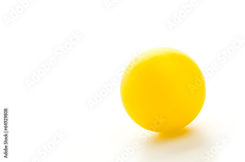 Color ball isolated white background