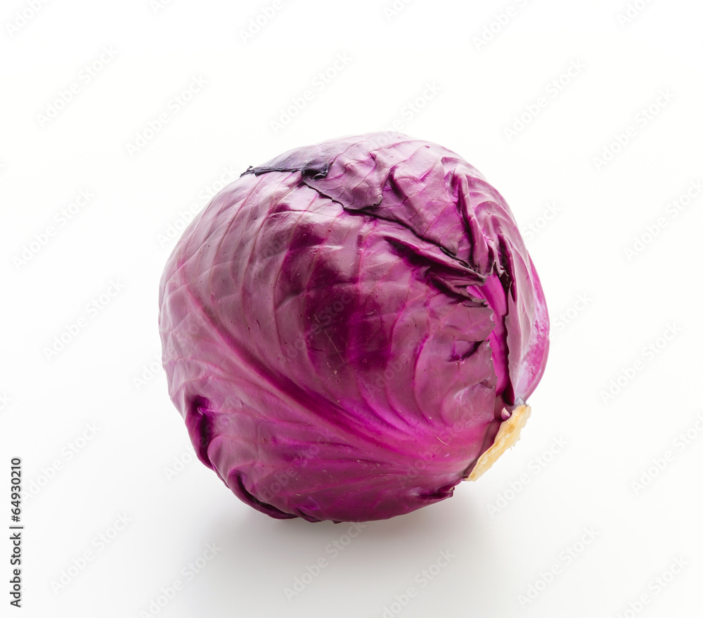 Cabbage isolated on white Cabbage isolated on white