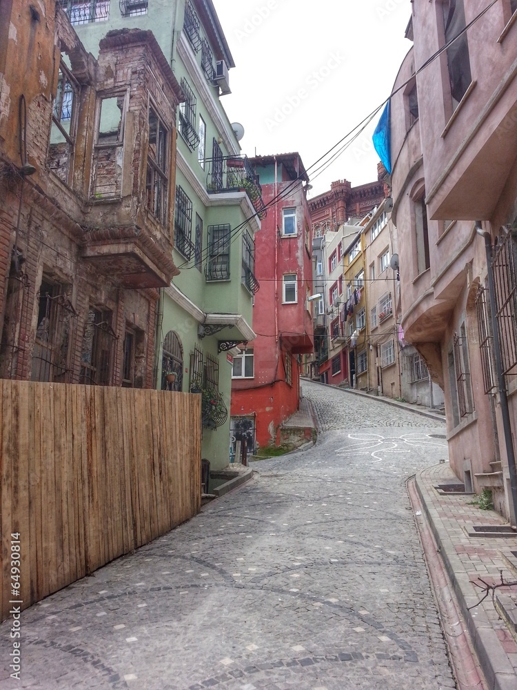 Fototapeta premium visit at the Fener, greek district of Istanbul, Turkey
