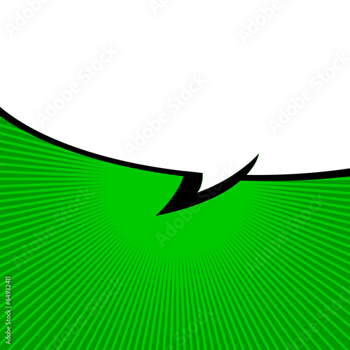 Speech Bubble Pop-Art Style