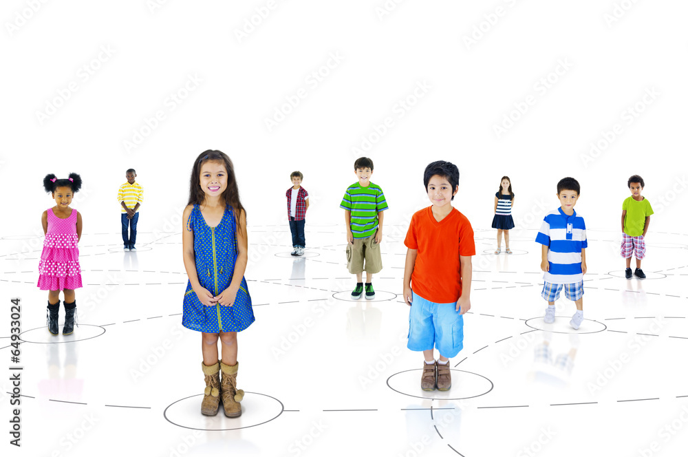 Fototapeta premium Group of Children