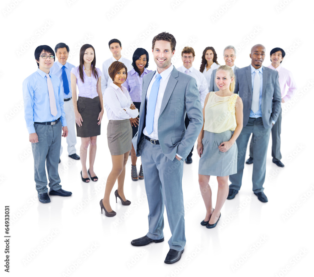 Large Group of Business People Large Group of Business People