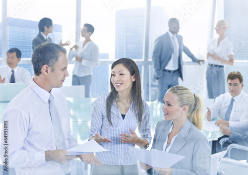 Group of Business People Meeting