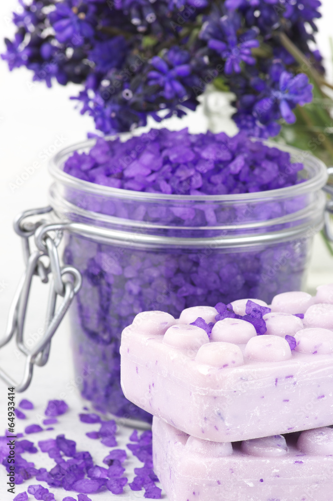 Bath salt and soap